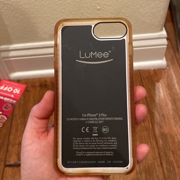 LuMee iPhone 8 Plus Case, Rose Gold - Picture 3 of 14